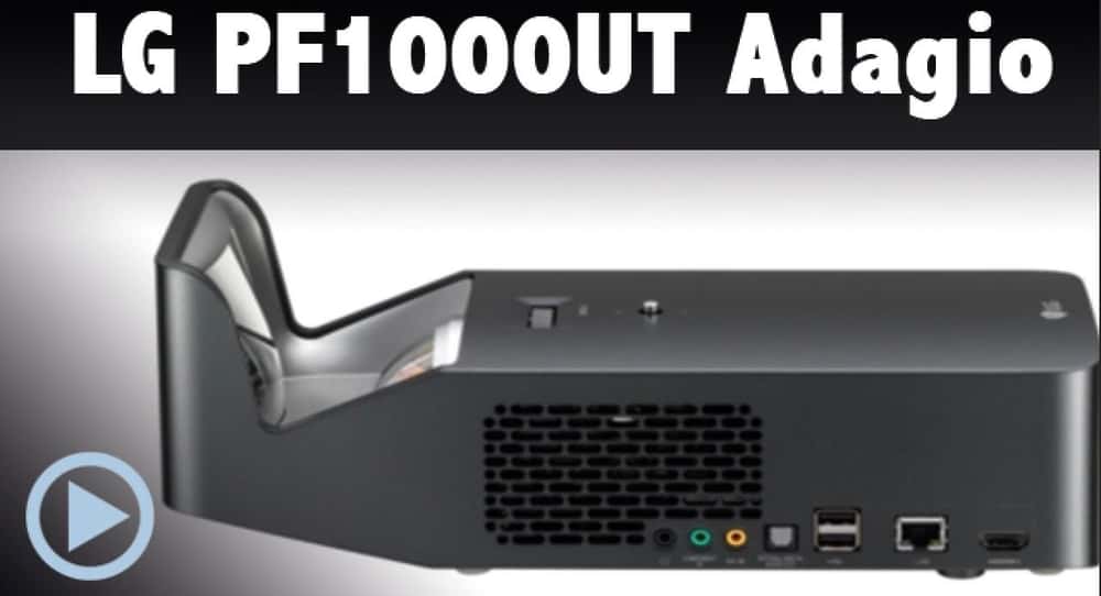 LG PF1000UT Adagio - die "Largo-Version" des PF 1000 U Ultrakurzdistanz Projektor