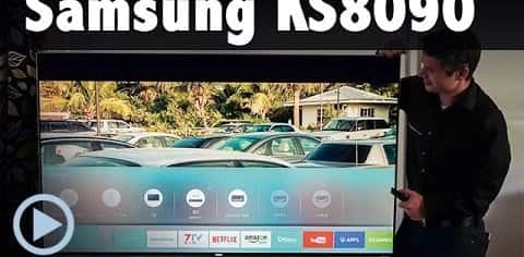 Samsung KS8090 Kurzvorstellung UE 48 55 65 75KS8090 LED Smart TV Test