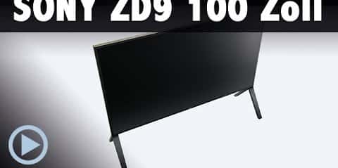 Vorstellung Sony ZD9 - 100" Zoll Fernseher mit Master Backlight Technologie - Test