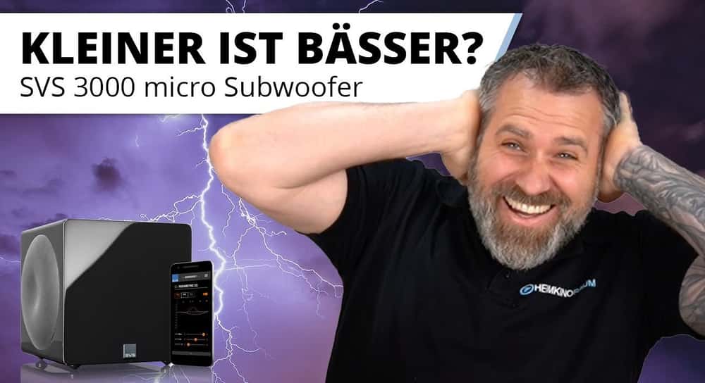 SVS 3000 micro Test - kleiner Subwoofer mit großer Leistung!