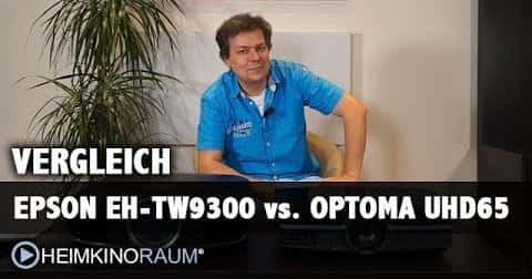 Vergleich LCD vs. DLP: Epson EH-TW9300 vs. Optoma UHD65