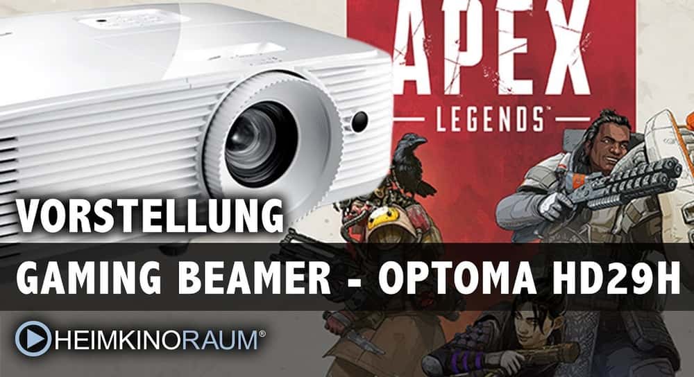 GAMING auf dem Beamer? 8,4ms Input Lag! 120Hz! Optoma HD29H!