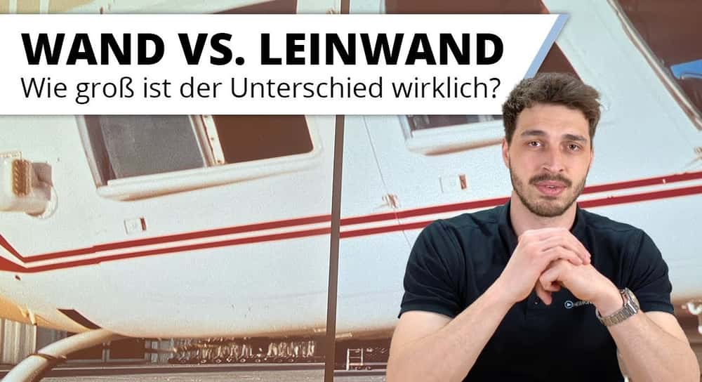 Wand vs. Leinwand - wie groß sind die Unterschiede bei der Projektion?