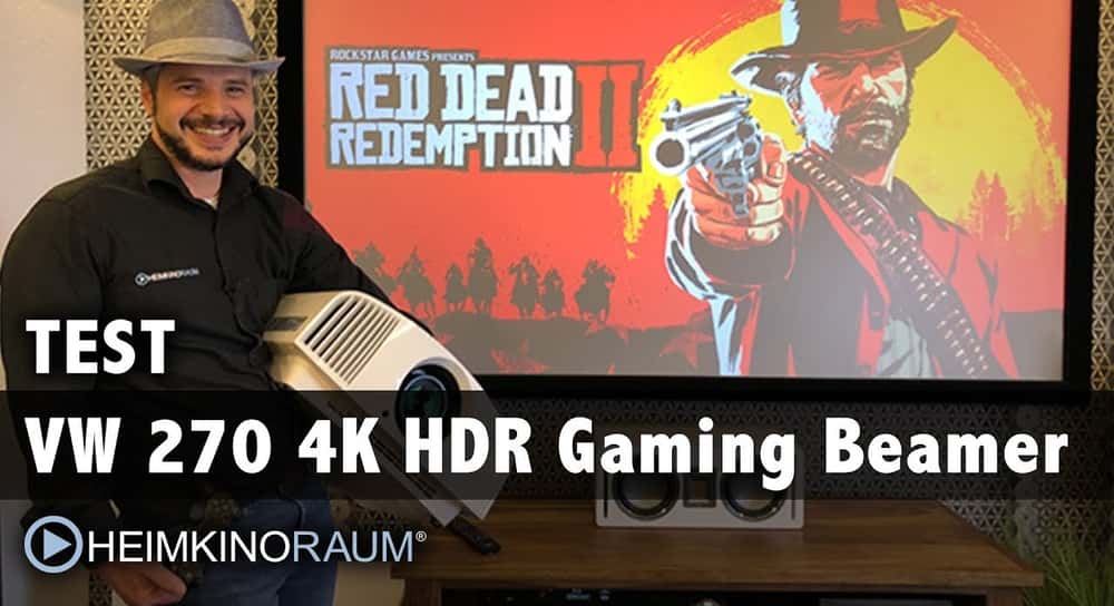 4K HDR Gaming Beamer SONY VW270: Red Dead Redemption 2 / Gran Turismo Sport