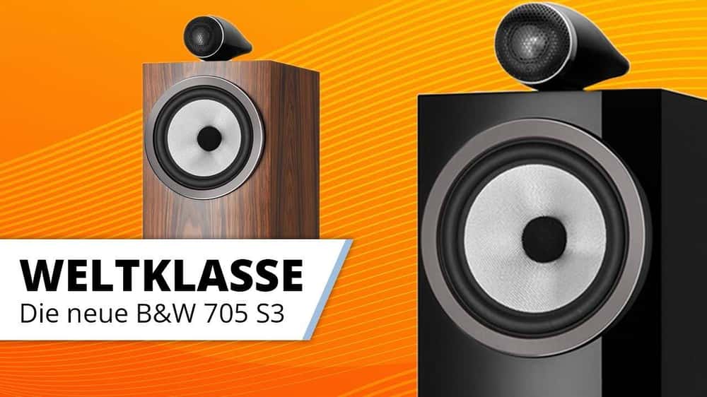 Test Bowers & Wilkins 705 S3 Der beste Regallautsprecher 2022? Edles Design und High End Technik