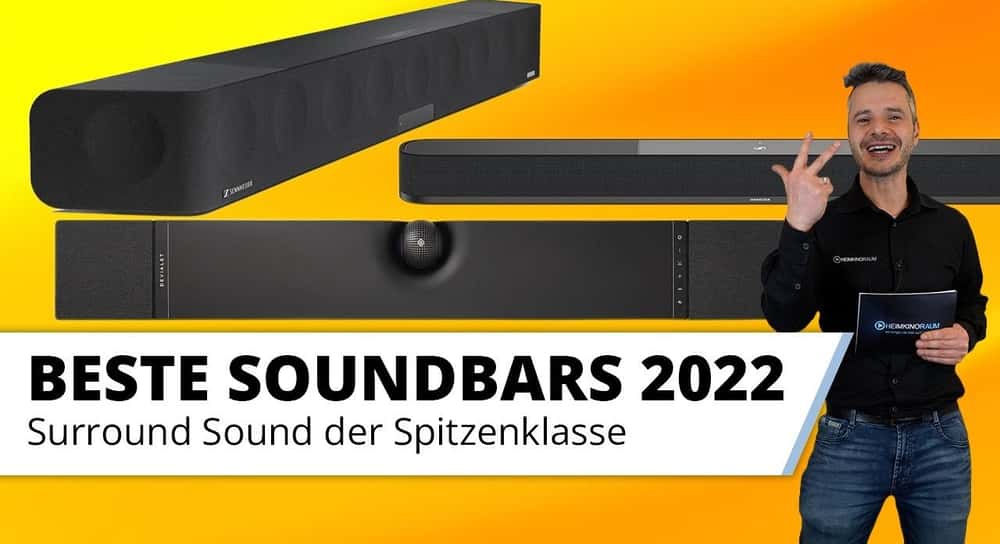 Beste Soundbar 2022. Sennheiser Ambeo Max, Ambeo Plus oder Devialet Dione. Surround Sound Heimkino
