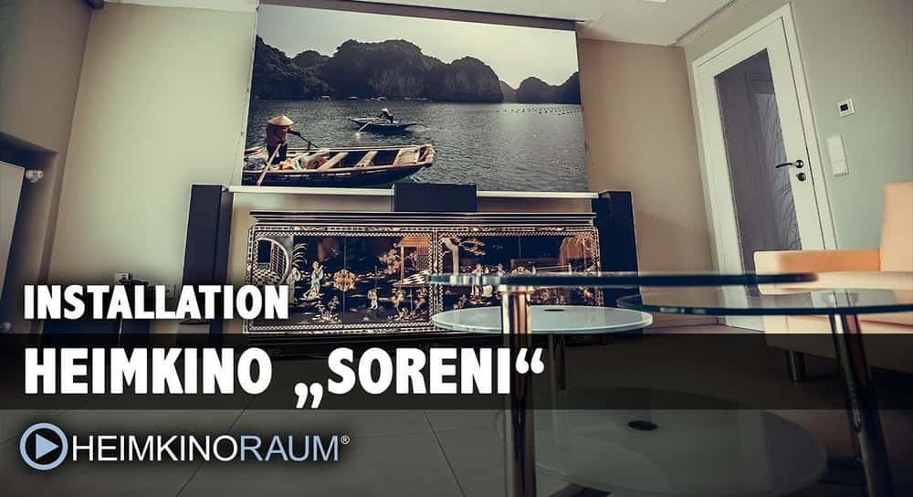 Heimkino im Wohnzimmer "SORENI" - made by HEIMKINORAUM Nürnberg