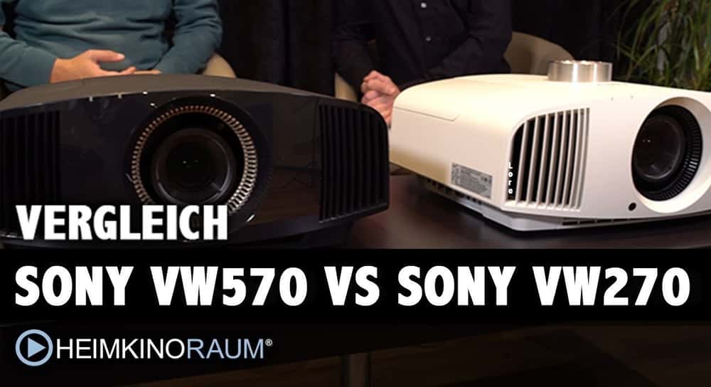 4K Beamer Vergleich: Sony VPL-VW570ES und VW270ES