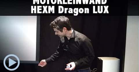 Im Test: Motorleinwand HEXM Dragon LUX