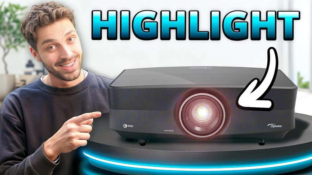 Optoma UHZ5000 4K HDR Laser 3D Beamer - HEIMKINORAUM Edition Video