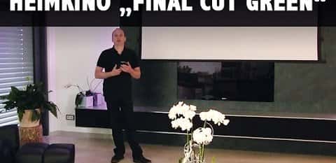 Heimkino Final Cut Green made by HEIMKINORAUM Luxembourg