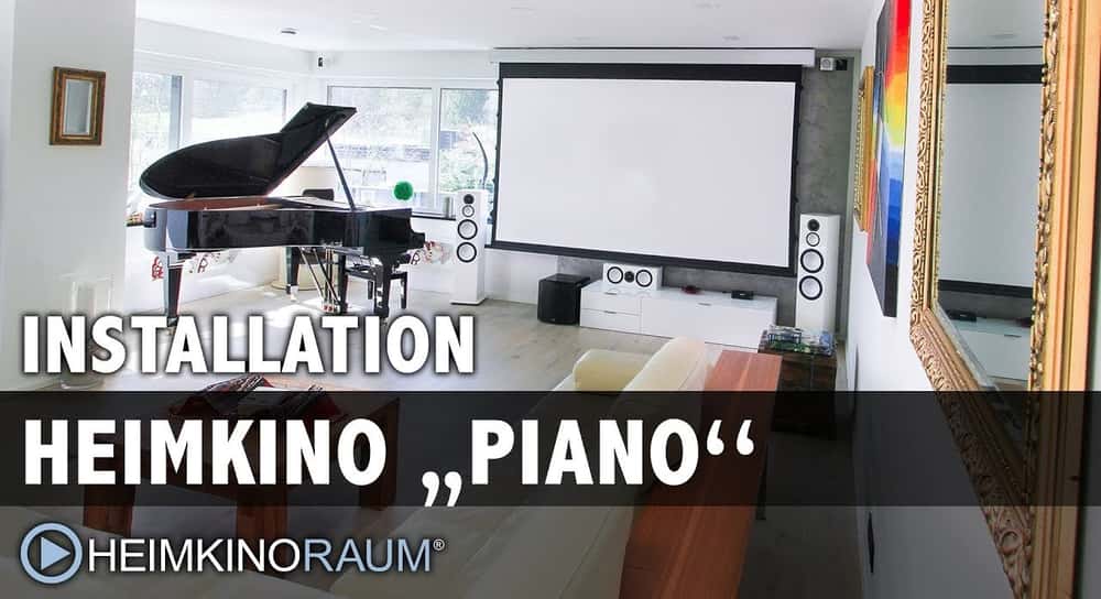 Heimkino "PIANO" - made by HEIMKINORAUM Stuttgart