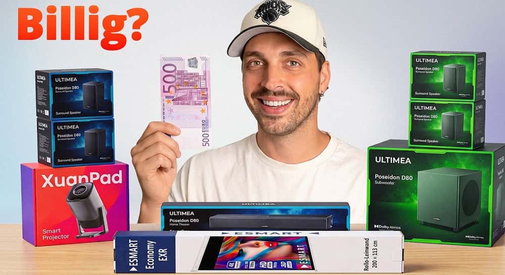 Heimkino für 500 Euro: Was taugt ein Amazon-Heimkino?