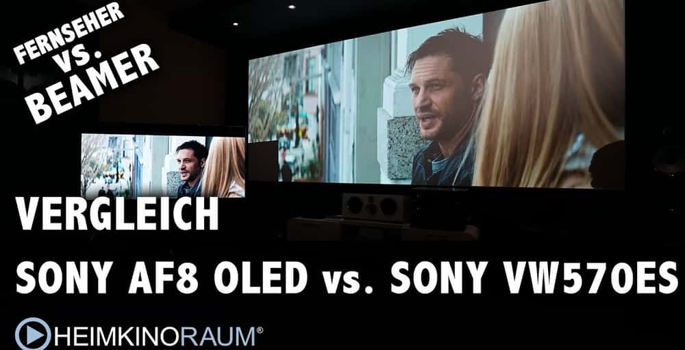 Vergleich: SONY 4K OLED vs. SONY 4K Beamer