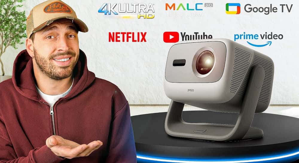 JMGO N3 4K HDR Triple Laser Beamer Video