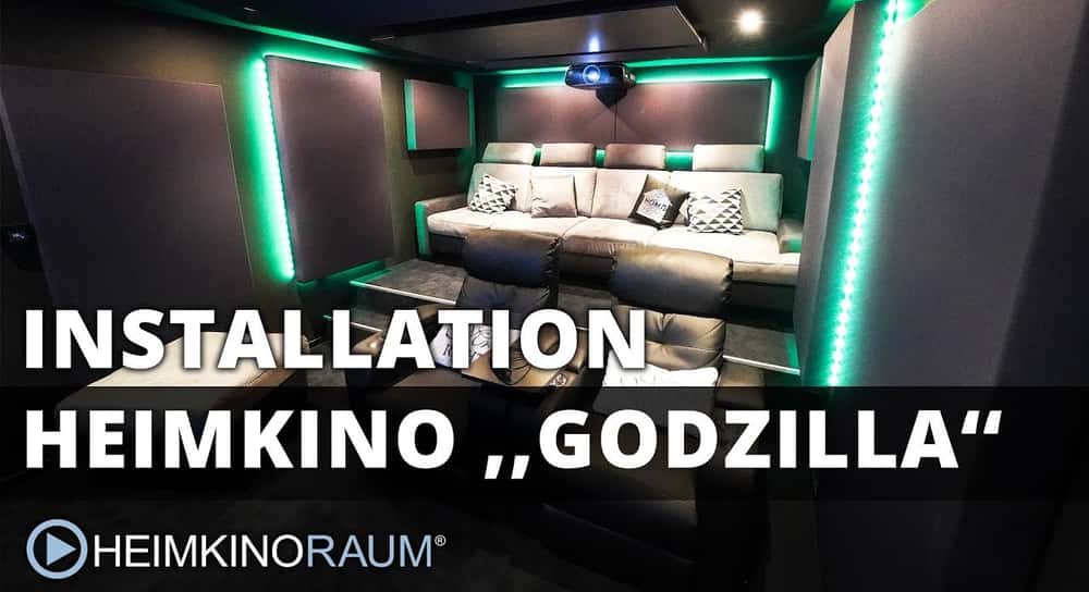 Heimkino "GODZILLA" made by HEIMKINORAUM Mannheim
