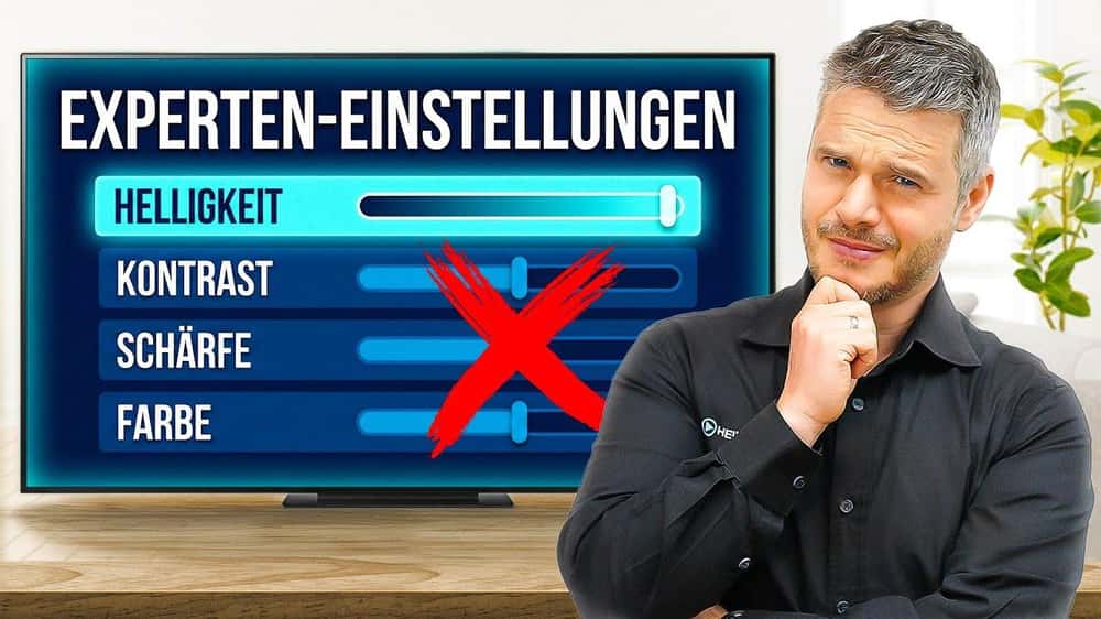 Fernseher richtig einstellen