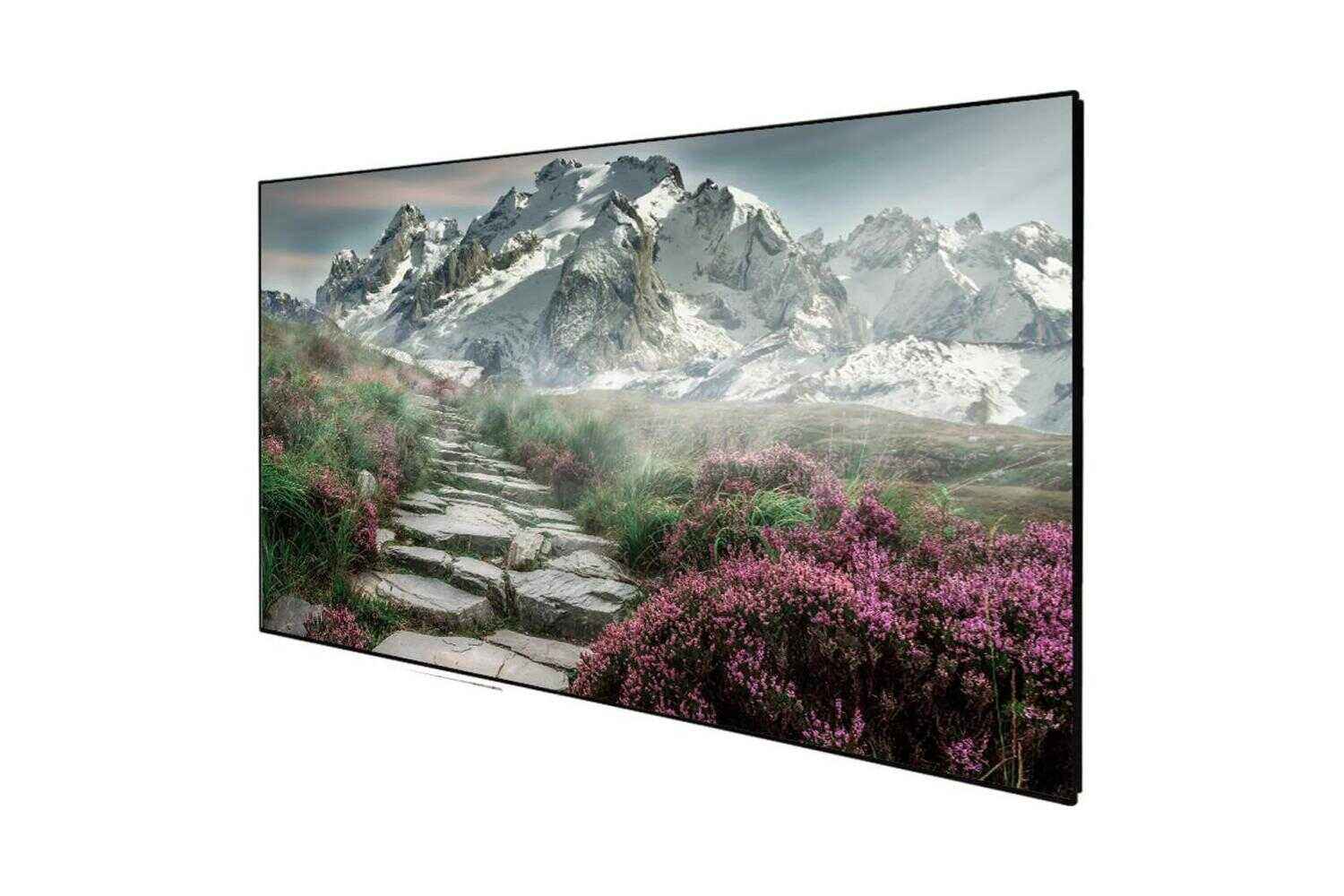 DELUXX Cinema Slimframe Soundvision Rahmenleinwand