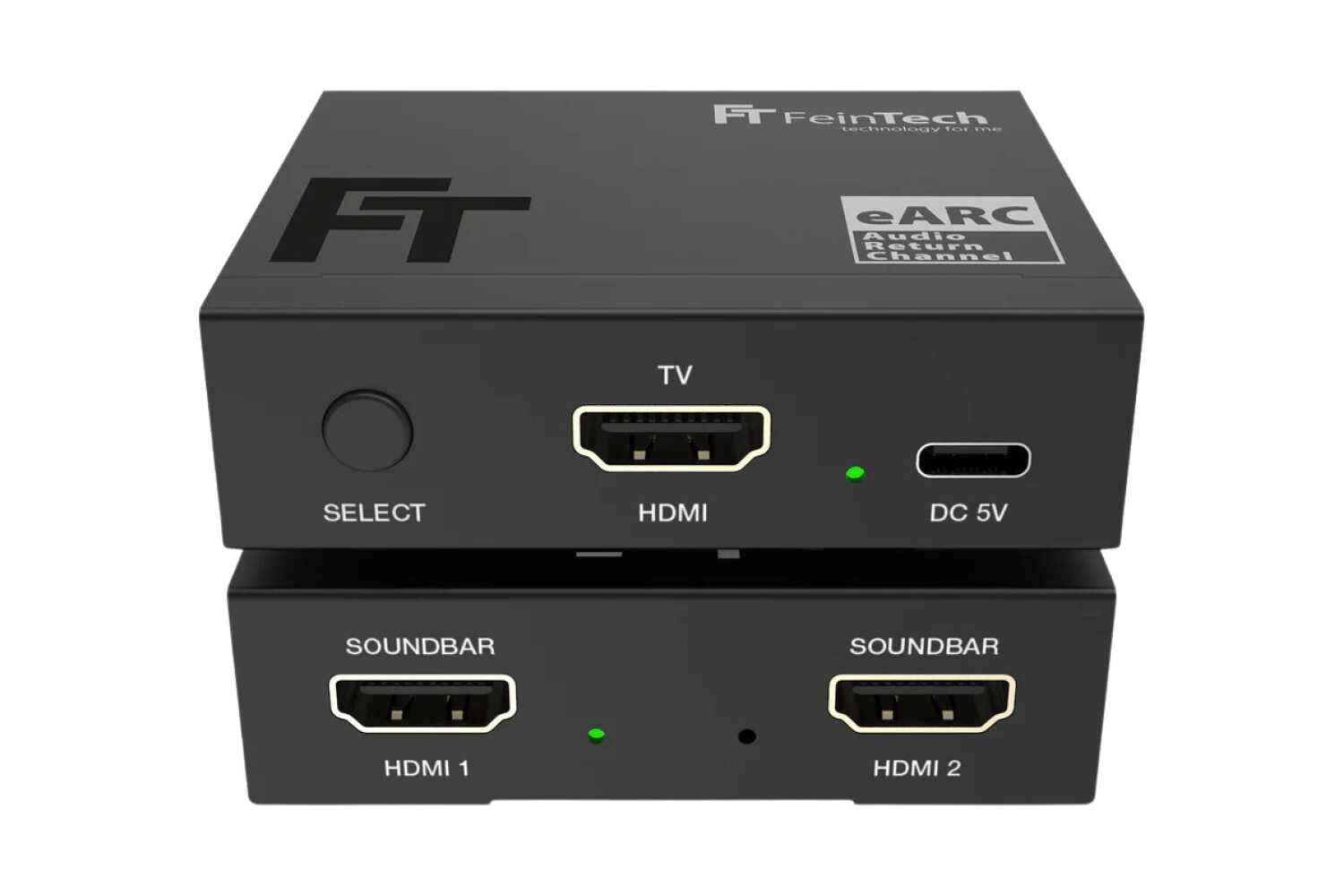 FeinTech AX421 HDMI eARC Switch 1 TV x 2 Soundbar
