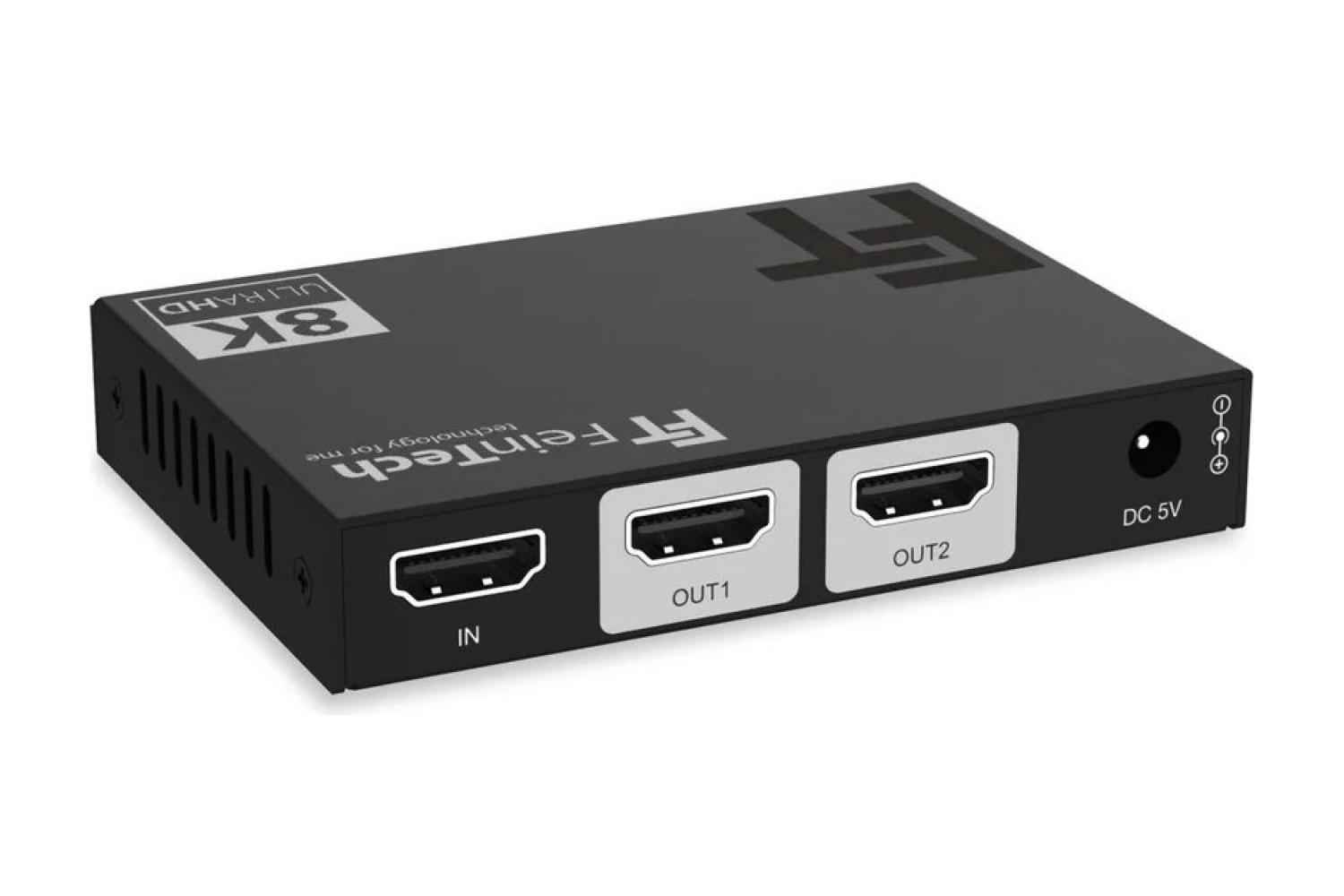 FeinTech SP210 HDMI 2.1 Splitter 1 In 2 Out