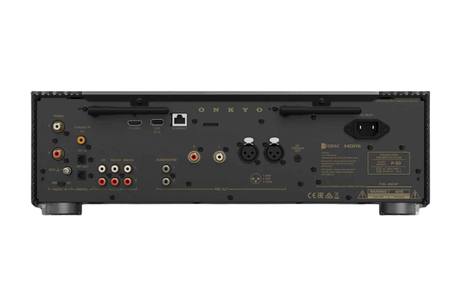 Onkyo P-80 Netzwerk Stereo Vorverstärker