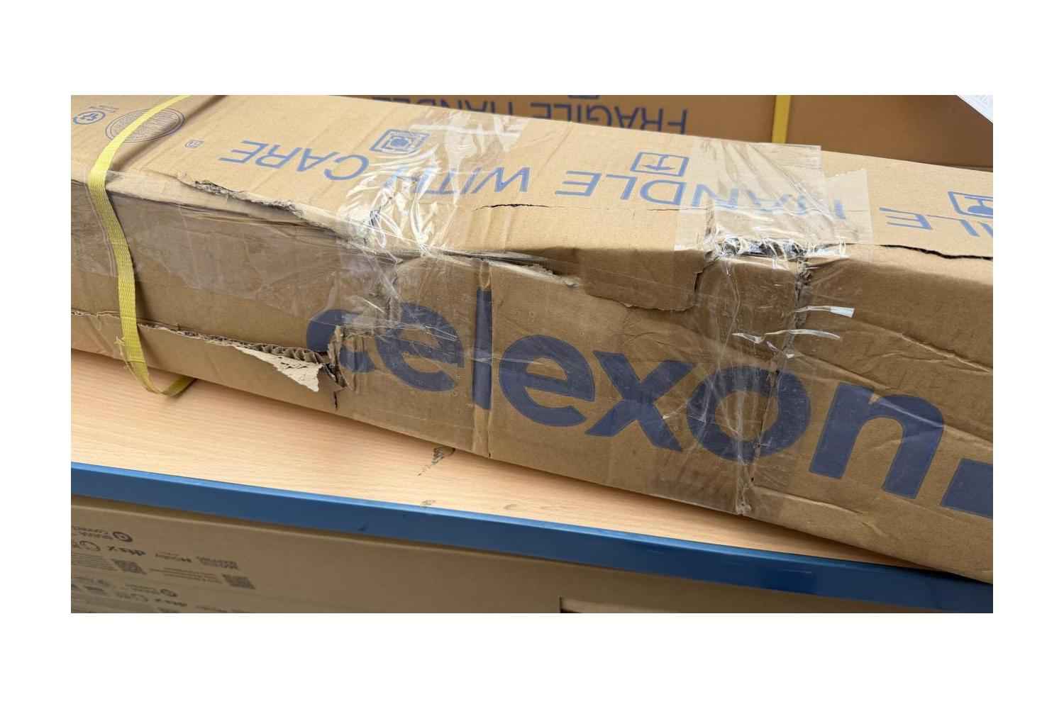 B-Ware: celexon Pearlstone Batterie Professional Plus Tension Motorleinwand  110 Zoll (240 x 135 cm)