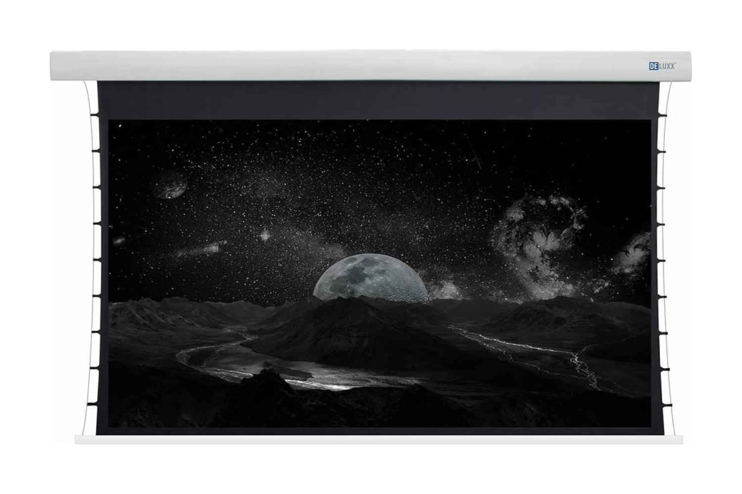 DELUXX Cinema Electric Tension Screen Darkvision Motorleinwand (Abbildung Neuware)