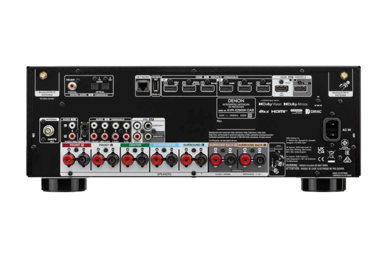 Denon AVR-X2900H DAB 7.2 AV-Receiver
