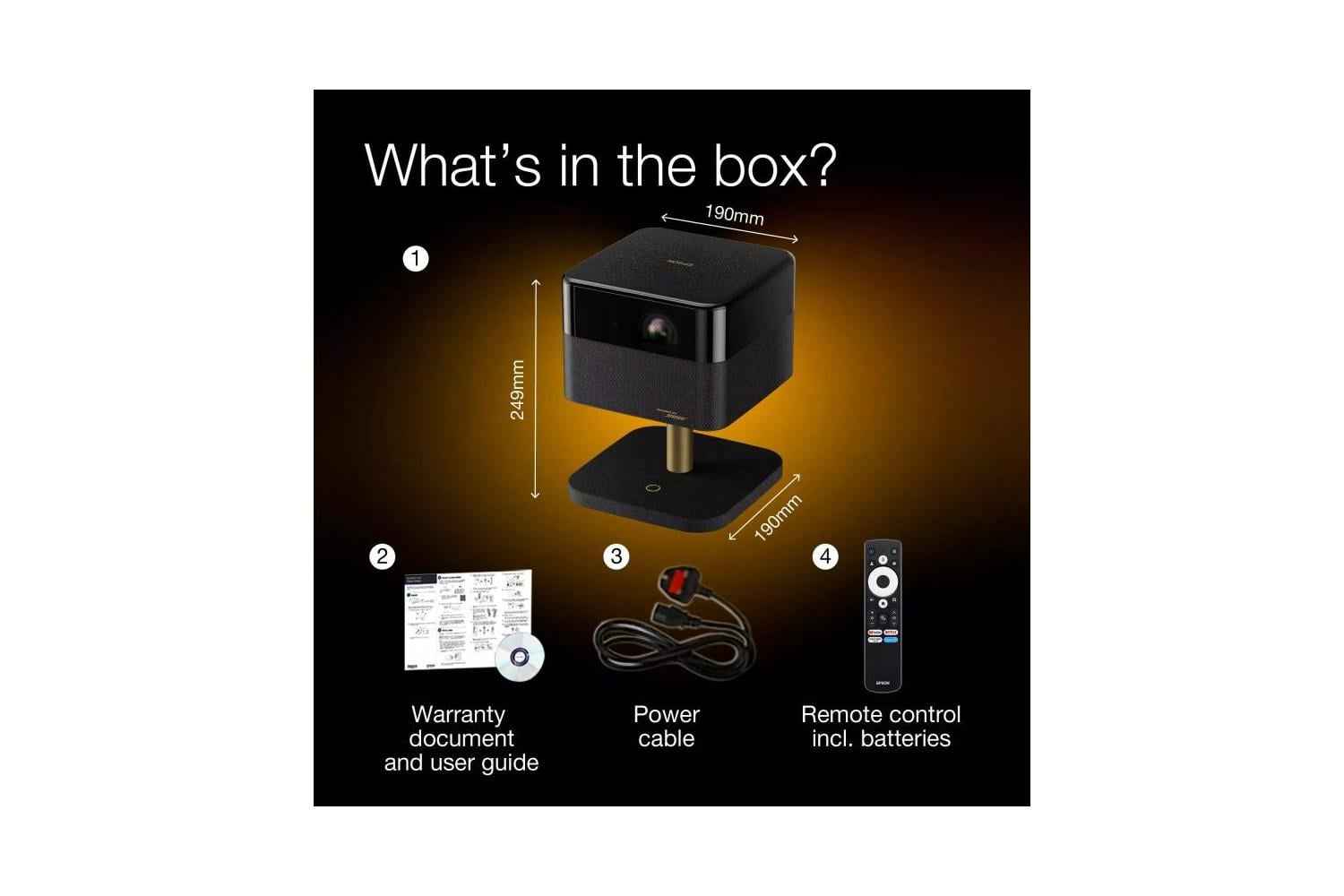 Epson Lifestudio Flex Special Lux Edition EF-73 3LCD 4K HDR Beamer