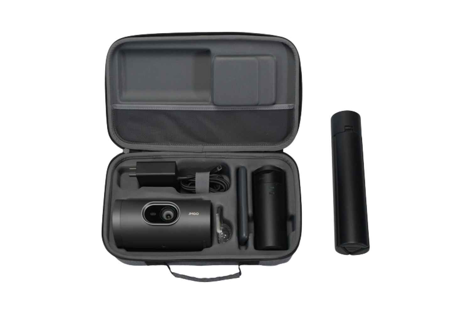 JMGO PicoPlay+ HDR LED Beamer mit Powerbank-Ständer
