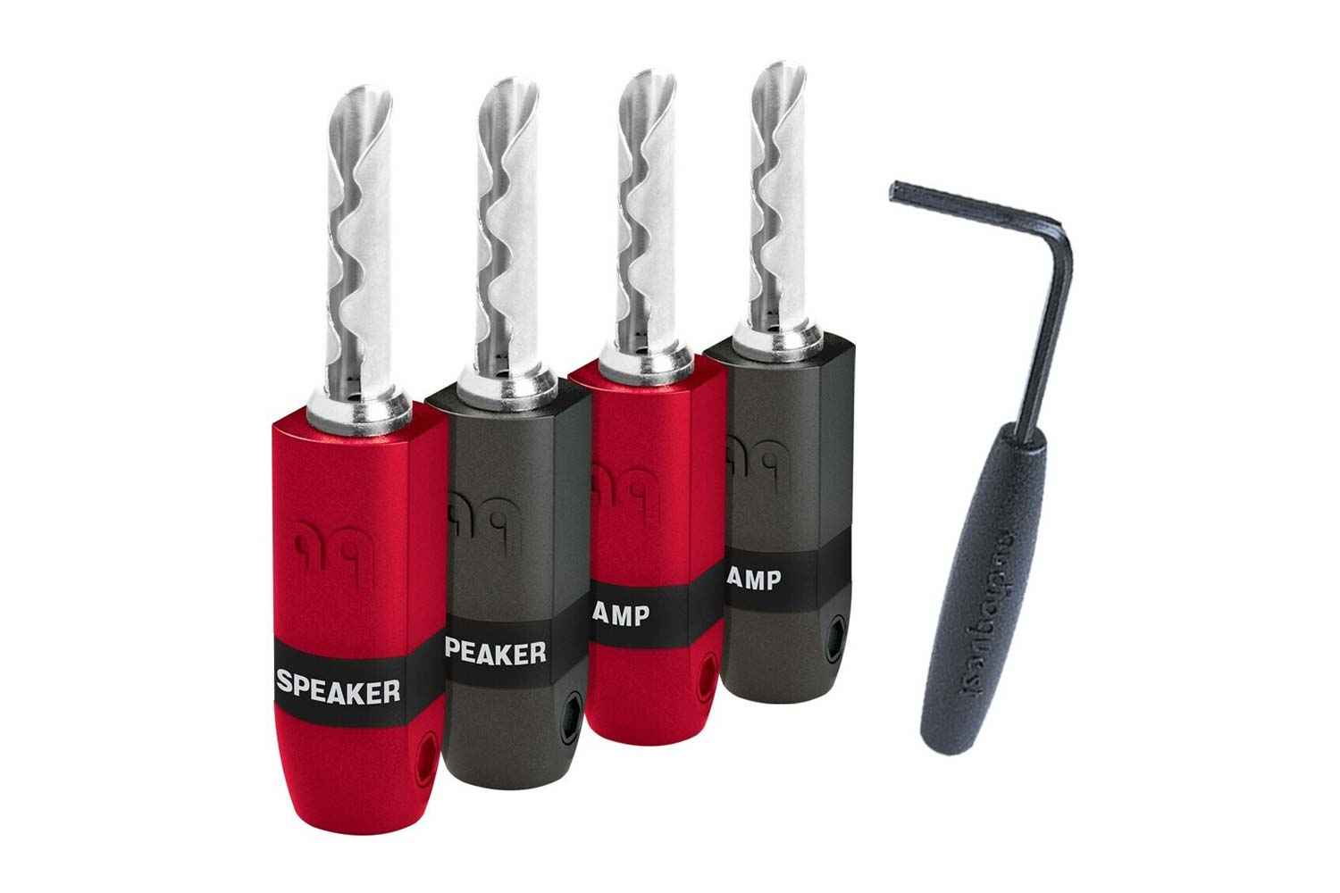 Audioquest SureGrip 300 BFA/Banana Silver Bananenstecker