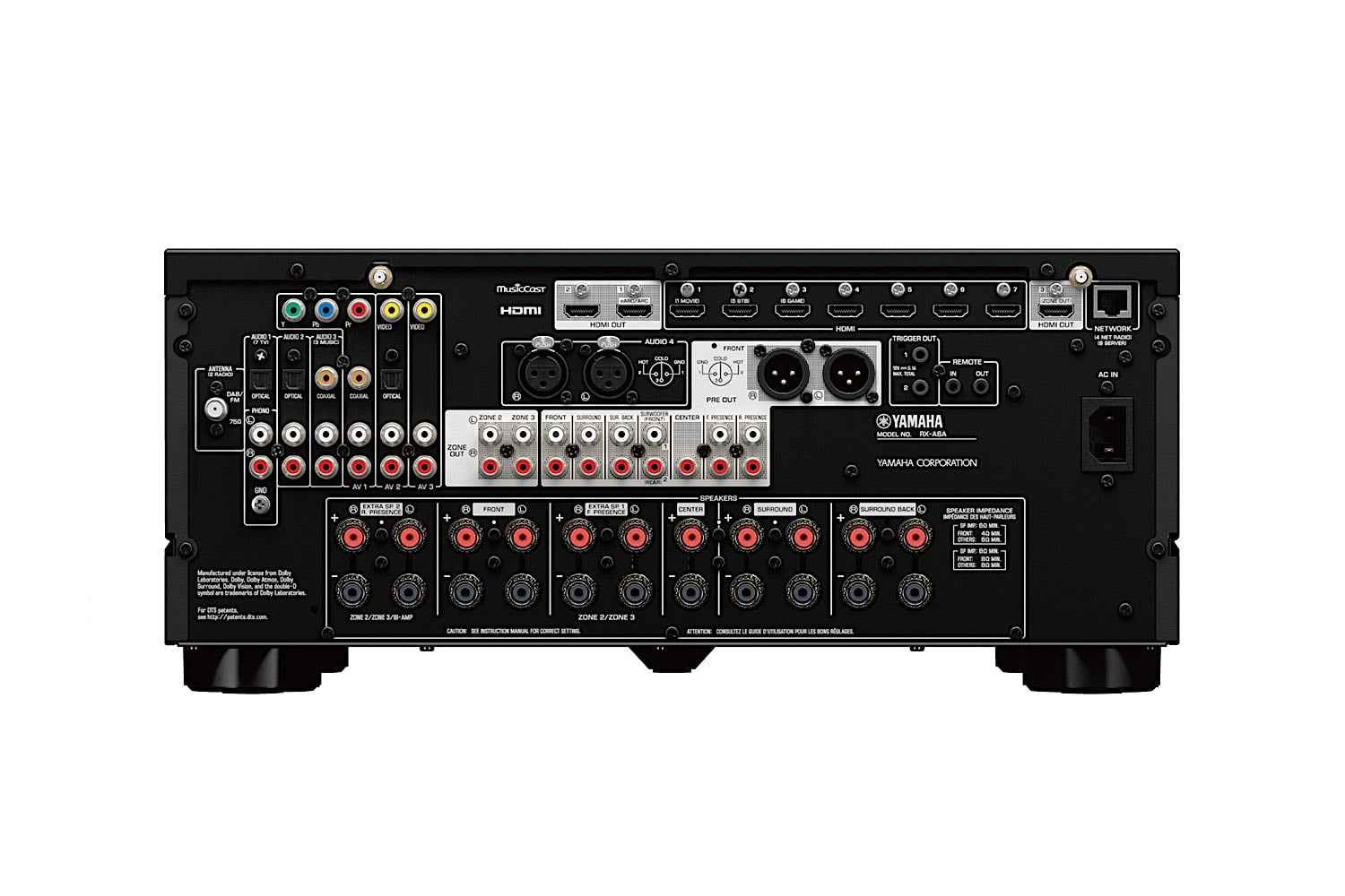 Yamaha AVENTAGE RX-A6A 9.2 Kanal AV-Receiver  - HEIMKINORAUM Edition