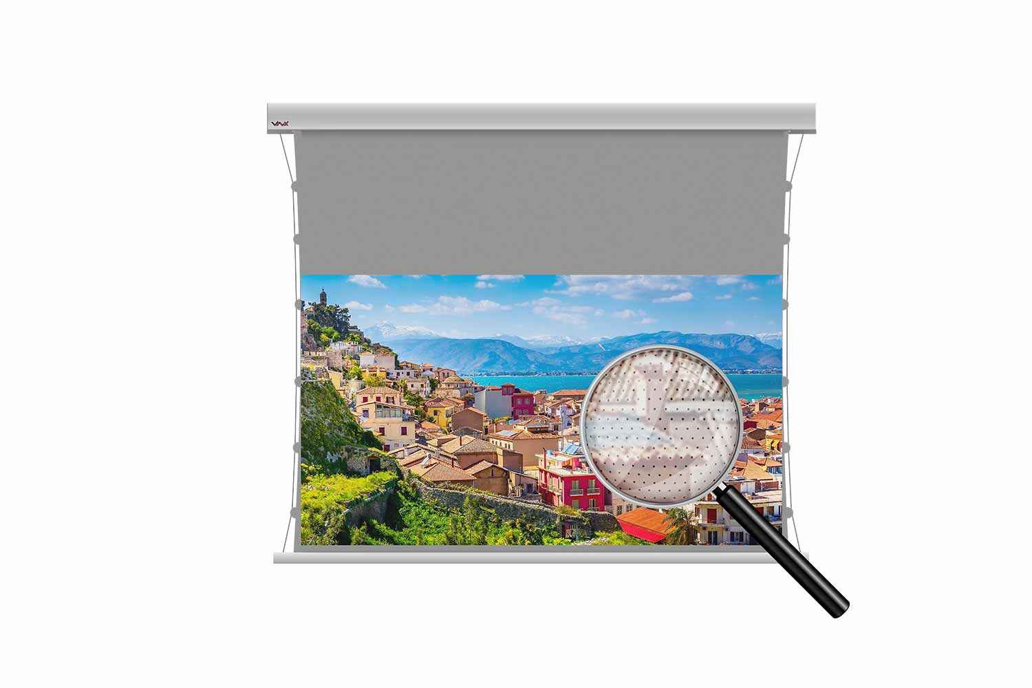 Leinwand Struktur mit Bild