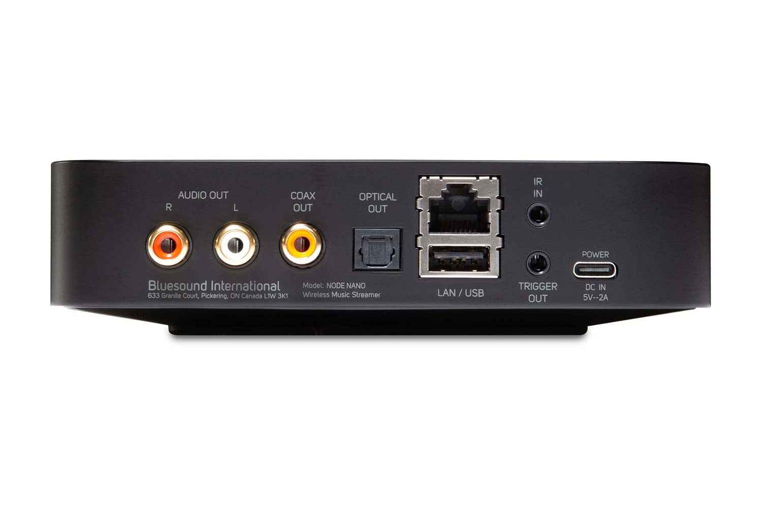 Bluesound NODE NANO Anschlüsse