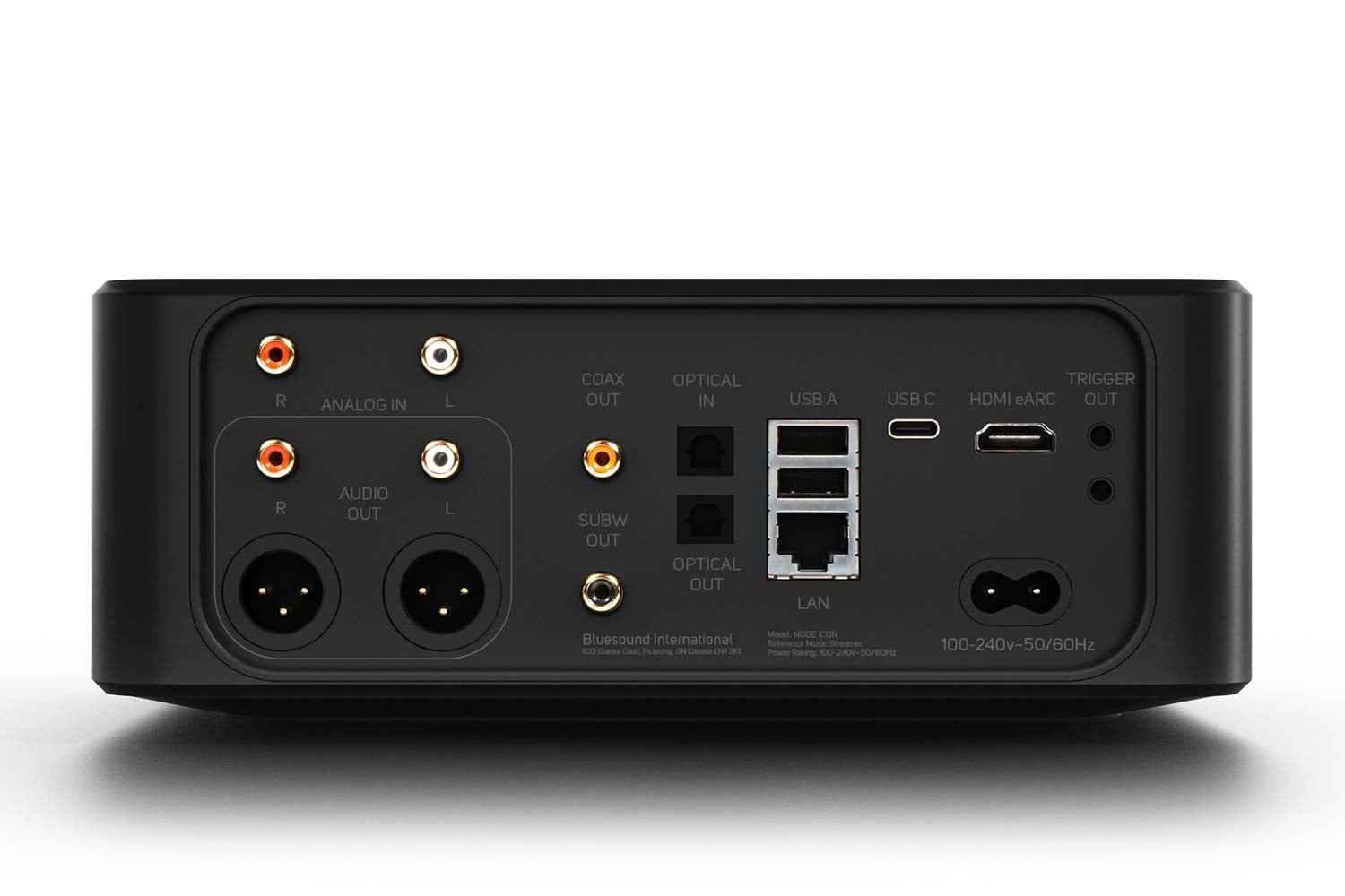 Bluesound NODE ICON Anschlüsse