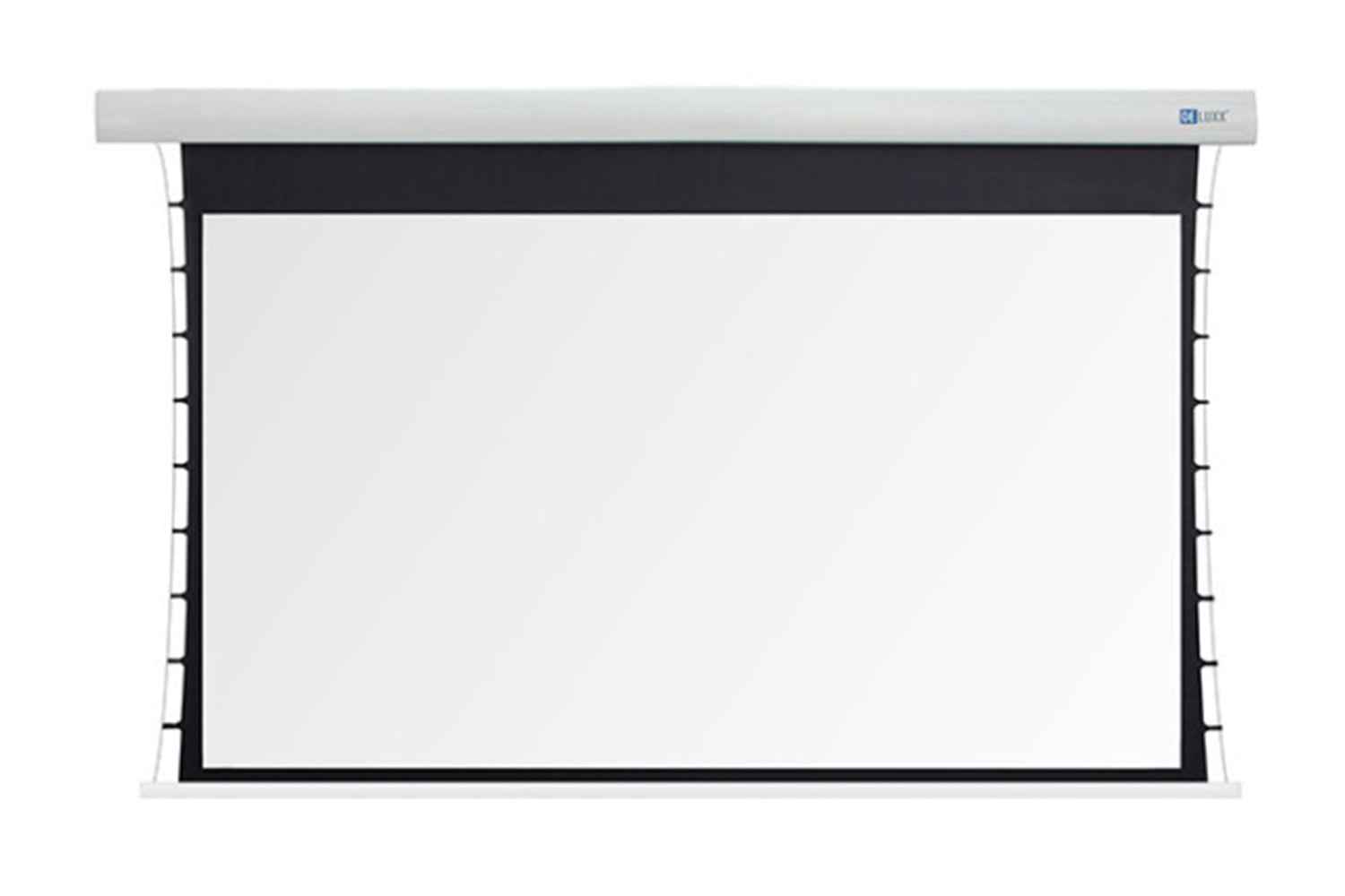 Motorleinwand DELUXX Cinema Tension 4K Pro Fibre MWHT Front
