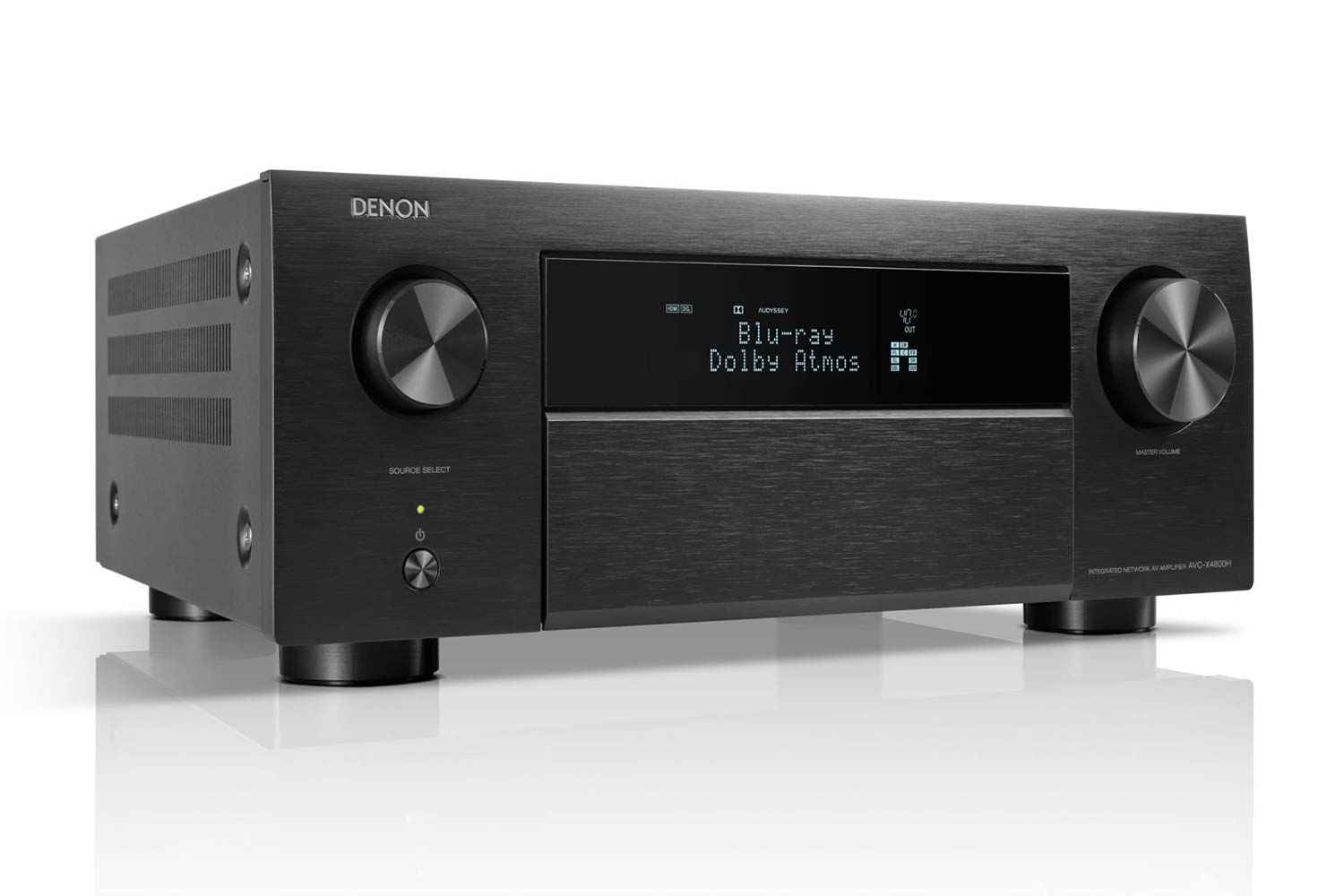 Denon X4800H Seite schwarz