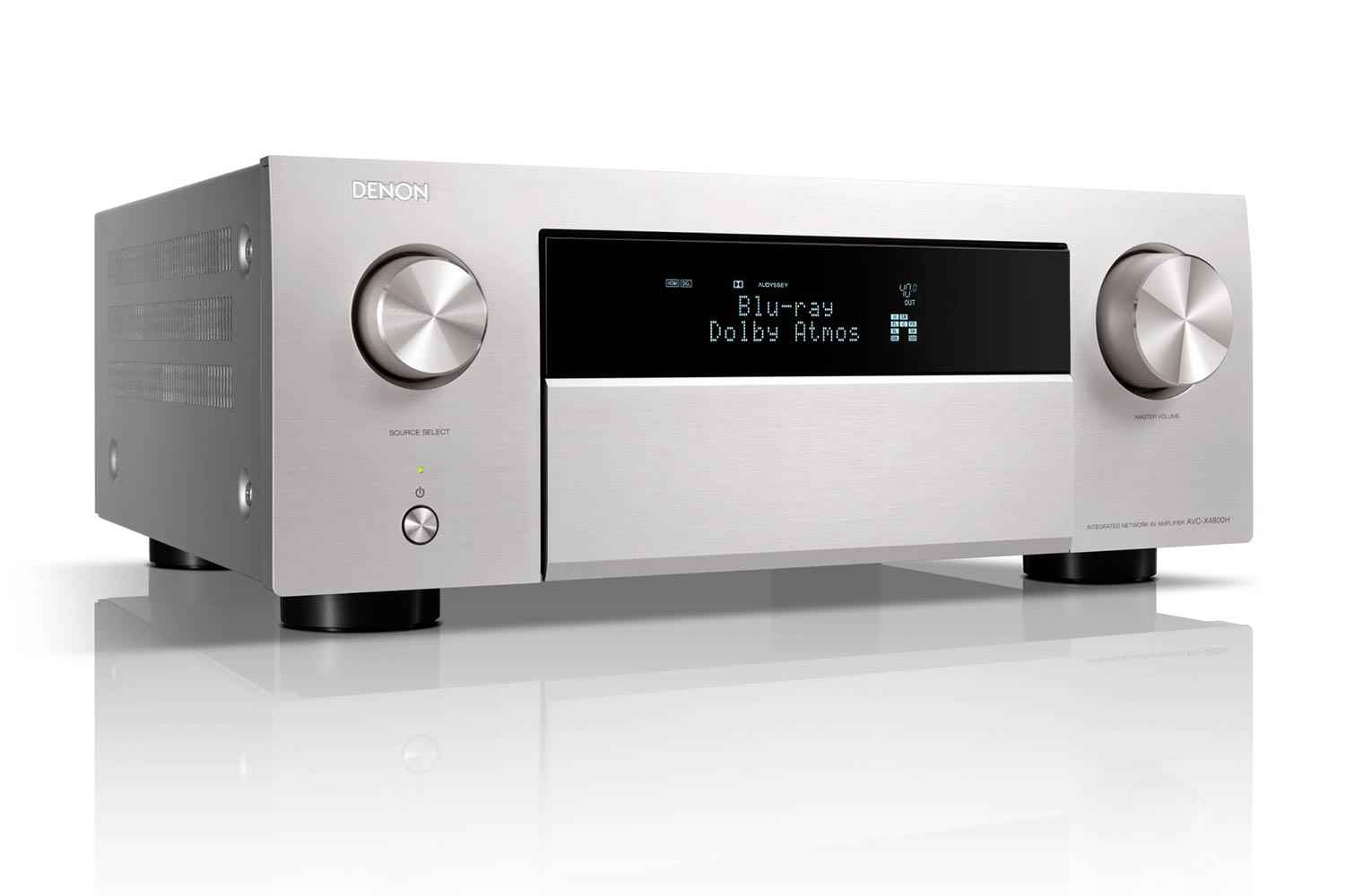 Denon X4800H Seite silber