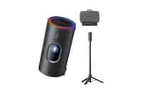 JMGO PicoPlay+ HDR LED Beamer mit Powerbank-Ständer