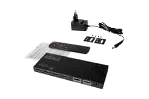 FeinTech HDMI 2.1 eARC Pass Switch 4 in 1 Out für Soundbars (AX340)