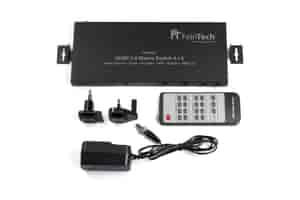 FeinTech VMS04201 HDMI Matrix Switch 4 In 2 Out mit Audio Extractor