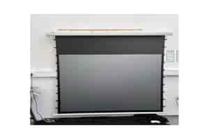 B-Ware DELUXX Cinema Electric Tension Screen Motorleinwand 110 Zoll bei unserer Prüfung