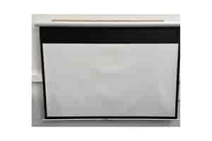 B-Ware Elite Screens Manual HT Screen Rolloleinwand 110 Zoll bei unserer Prüfung