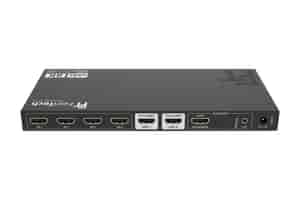 FeinTech AX341 HDMI 2.1 eARC Splitter Switch 4 In 2 Out mit Audio Extractor
