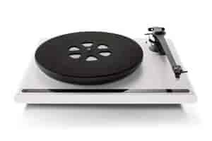 Roksan Attessa Plattenspieler front weiss