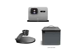 Set: BenQ TK705i 4K Ultra HD HDR Beamer mit Tasche und Tischstand