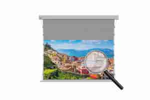 Leinwand Struktur mit Bild