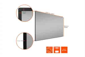 celexon BrightOnyx UST Kontrastleinwand