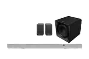 Set: Klipsch Flexus Core 300 Soundbar walnuss mit Surr 200 Surroundspeaker & Sub 200 Subwoofer