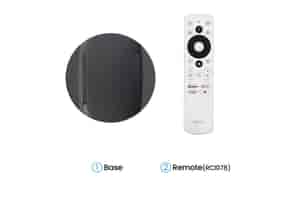 BenQ GV50 Basis und Fernbedienung